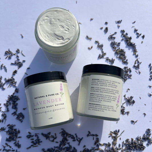 Whipped Body Butter: All Natural Hydrating Lotion