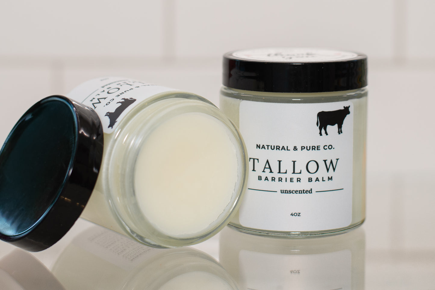 Grass-Fed Tallow Barrier Balm: All-Natural Intense Moisturizer