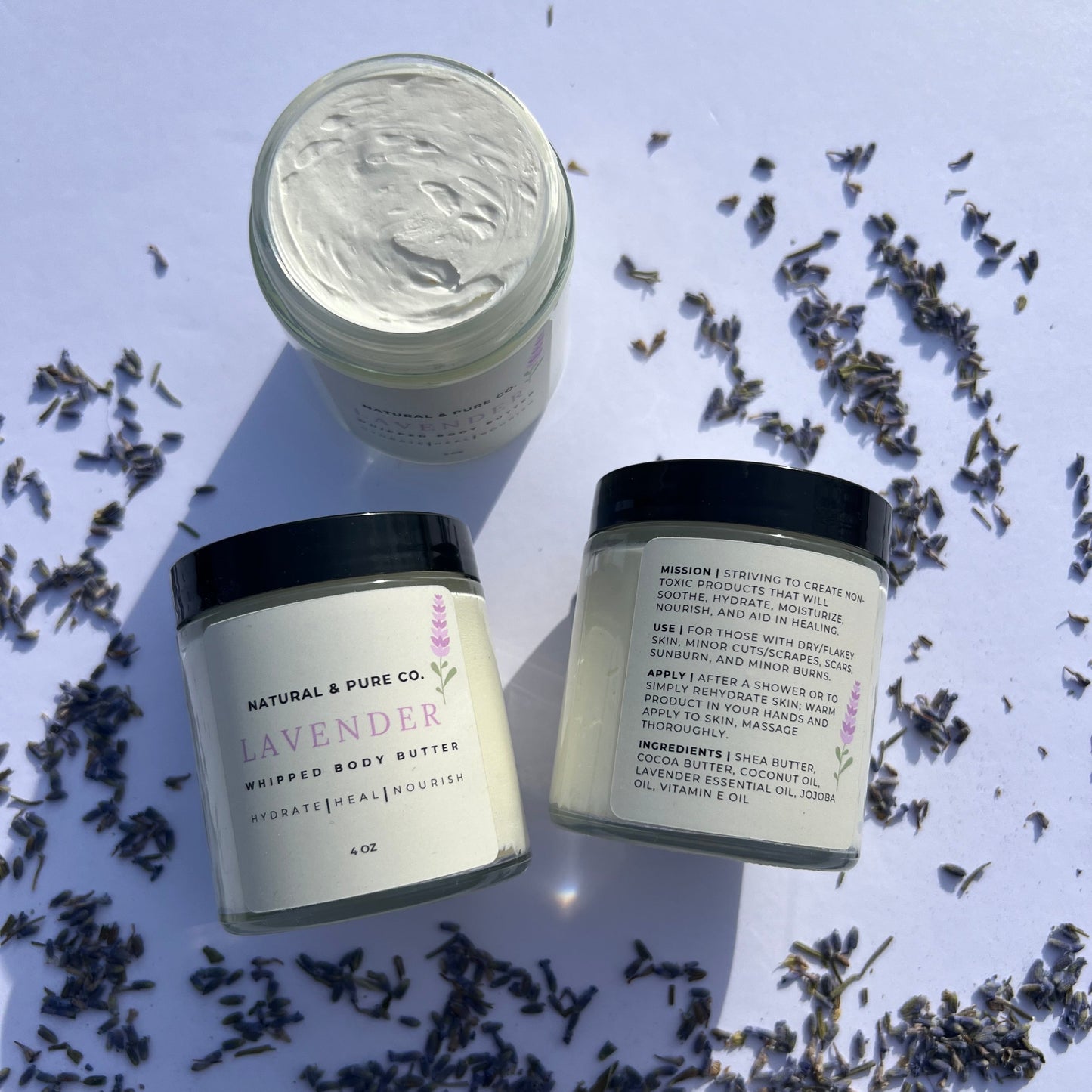 Whipped Body Butter: All Natural Hydrating Lotion