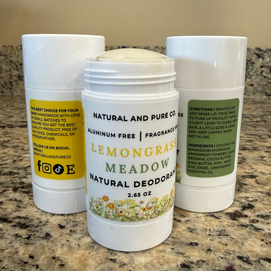 Natural Deodorant Stick - Aluminum Free